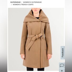 Women's Tan Trench Coat - worn once!